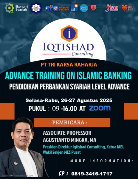 ADVANCE TRAINING ON ISLAMIC BANKING  PENDIDIKAN PERBANKAN SYARIAH LEVEL ADVANCE