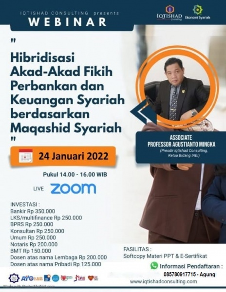 Hybridisasi Akad-akad Fikih Perbankan dan Keuangan Syariah Berdasarkan Maqashid Syariah 