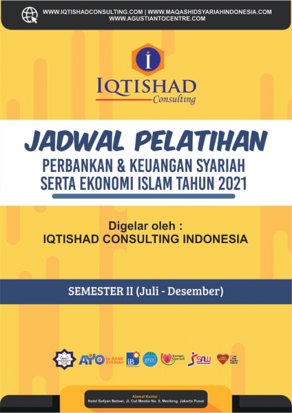 JADWAL PELATIHAN PERBANKAN & KEUANGAN SYARIAH SERTA EKONOMI ISLAM SEMESTER II TAHUN 2021