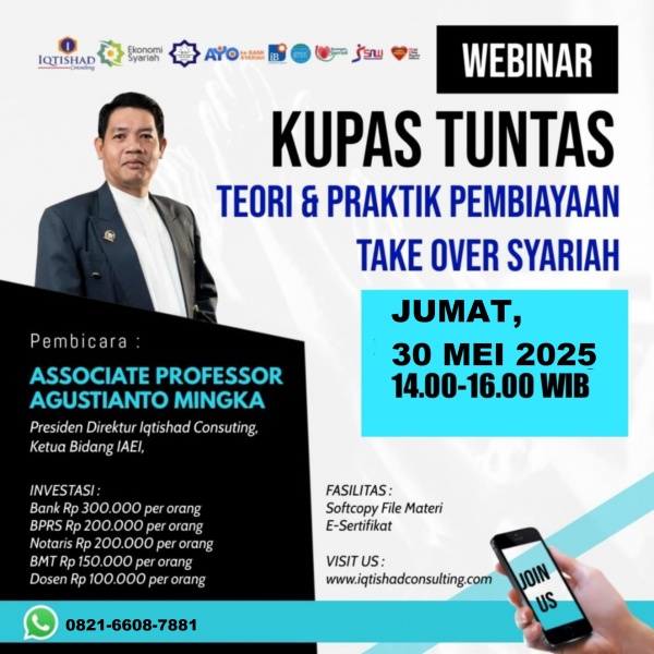 KUPAS TUNTAS TEORI DAN PRAKTIK PEMBIAYAAN TAKE OVER SYARIAH