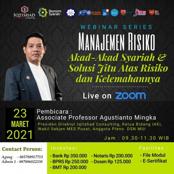 Manajemen Risiko Pembiayaan Syariah  Akad-akad Syariah dan Risiko Hukum Mitigasi dan Solusi