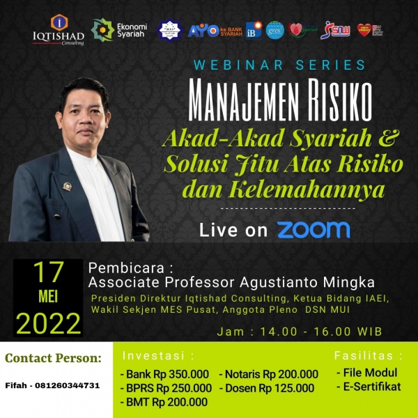 Manajemen Risiko Pembiayaan Syariah dan Risiko Hukum dari Akad-akad dan Produk Financing Syariah