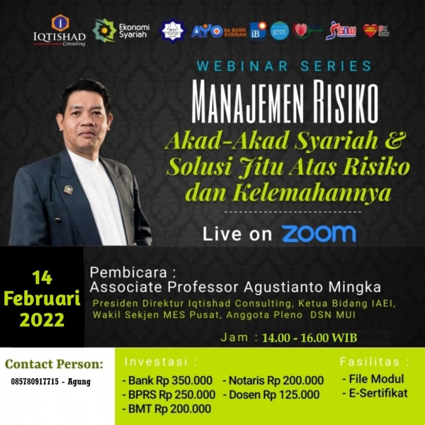 Manajemen Risiko Pembiayaan Syariah dan Risiko Hukum dari  Akad-akad dan Produk Financing Syariah