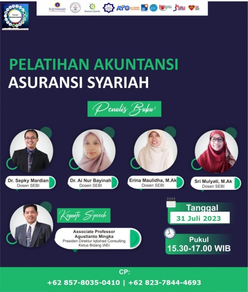 PELATIHAN AKUNTANSI ASURANSI SYARIAH