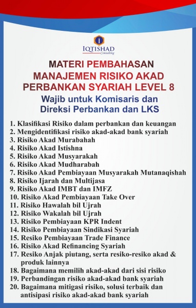PELATIHAN & WORKSHOP NASIONAL MANAJEMEN RISIKO