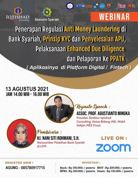 Penerapan Regulasi Anti Money Laundering di Bank Syariah, Prinsip KYC dan Penyelesaian APU, Pelaksanaan Enhanced Due Diligence dan Pelaporan Ke PPATK