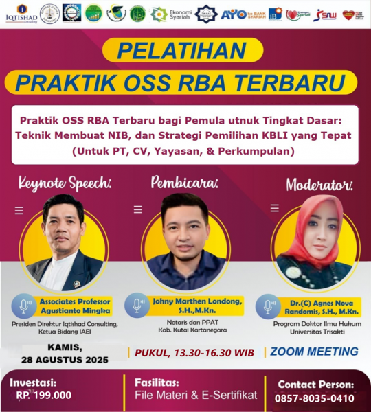 PRAKTIK OSS RBA TERBARU, BAGI PEMULA UNTUK TINGKAT DASAR, SAMPAI BISA 