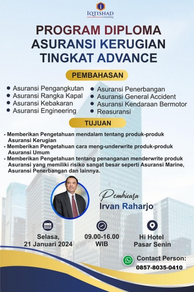 PROGRAM DIPLOMA ASURANSI KERUGIAN TINGKAT ADVANCE