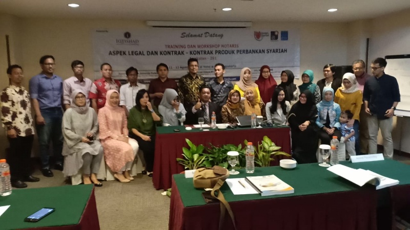 Training dan Workshop Ijarah Mausufah Fiz Zimmah (IMFZ), untuk Inovasi Produk Perbankan Syariah dan Lembaga Keuangan Syariah  (3 – 4 Oktober 2018 di Hotel Sofyan, Jakarta Pusat)