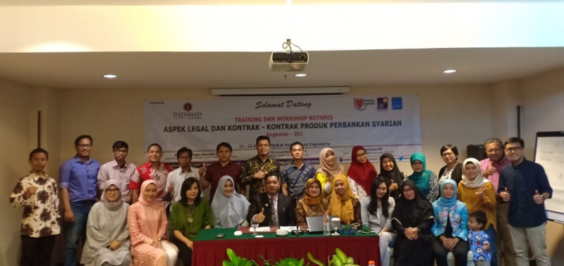 Training dan Workshop Notaris Aspek Legal dan Penyusunan Kontrak Perjanjian Bank Syariah Tgl 15 - 16 september 2018 di Jakarta.