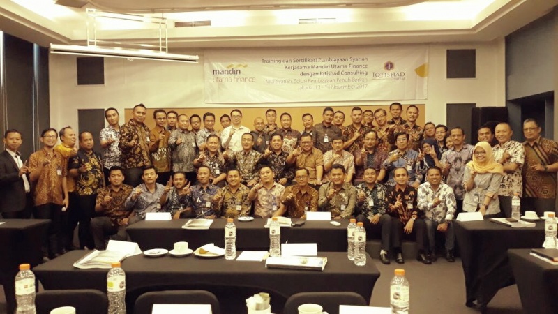 Training dan Workshop Nasional Manajemen Pembiayaan Sindikasi Syariah dan Project Financing Angkatan ke – 260 Tgl 6-7 Desember 2017 Di Hotel Sofyan Betawi Jakarta Pusat.