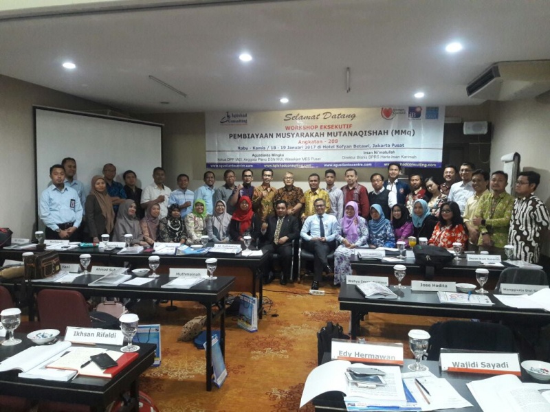 Workshop Restrukturisasi Pembiayaan Bermasalah Secara Syariah tanggal 29 – 30 Maret 2017 di Hotel Sofyan Jakarta.