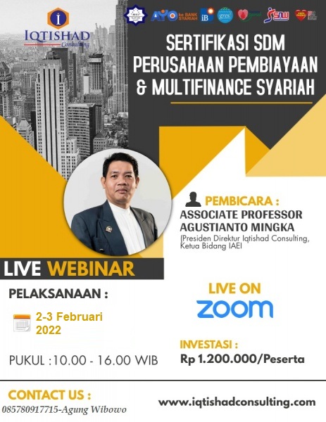 Training & Workshop Sertifikasi SDM Perusahaan Pembiayaan Multifinance Syariah
