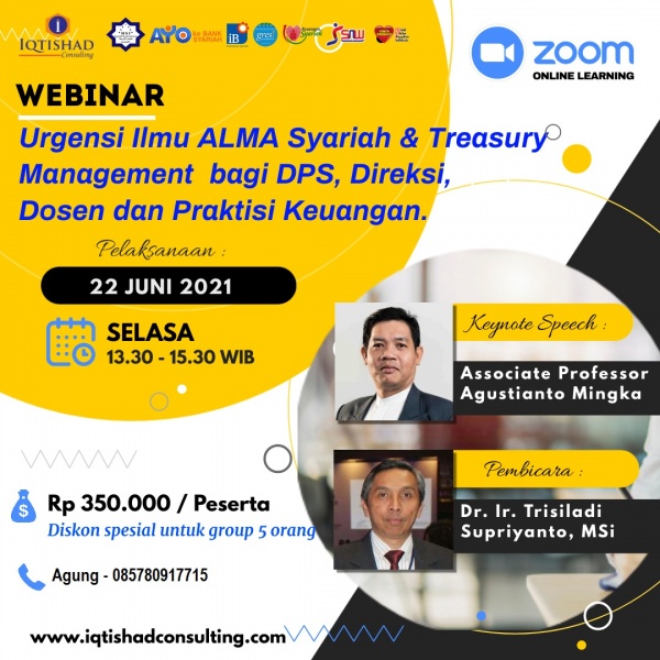 Urgensi dan Aplikasi Ilmu ALMA Syariah dan Management Treasury bagi Direksi, DPS, Komite ALMA dalam manejemen Bank Syariah dan LKS