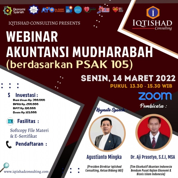 Webinar Akuntansi Mudharabah (berdasarkan PSAK 105)