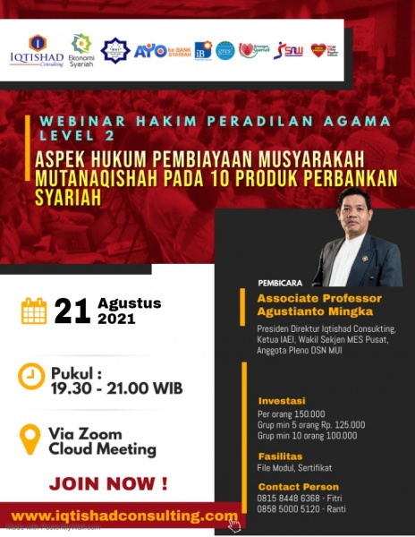 Webinar Eksekutif Hakim Peradilan Agama Level 2 