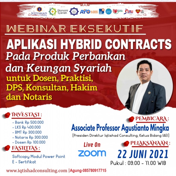 Webinar Hybrid Contracts pada Produk Perbankan dan Keuangan Syariah