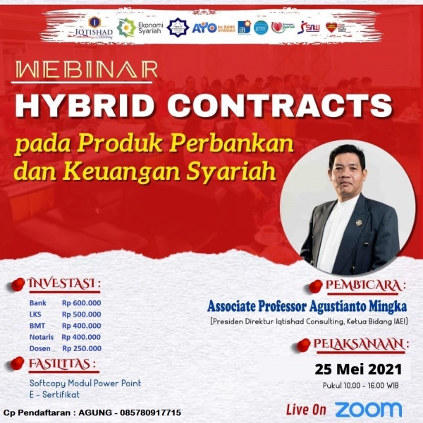 Webinar Hybrid Contracts pada Produk Perbankan dan Keuangan Syariah
