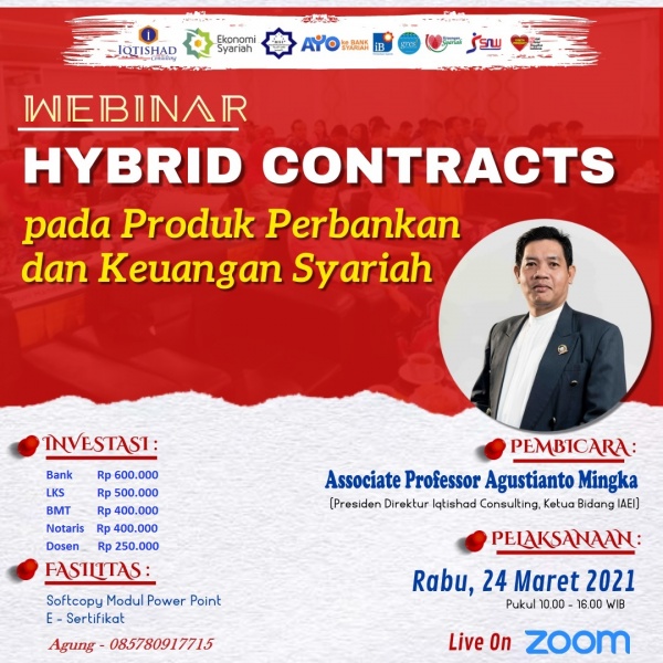 Webinar Hybrid Contracts pada Produk Perbankan & Keuangan Syariah