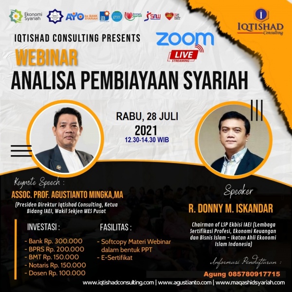WEBINAR NASIONAL ANALISA PEMBIAYAAN SYARIAH