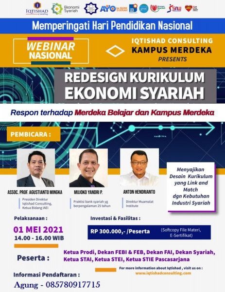 WEBINAR NASIONAL REDESAIN KURIKULUM EKONOMI SYARIAH