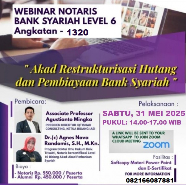 WEBINAR NOTARIS LEVEL 6 