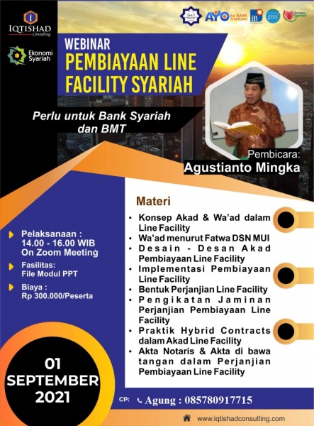 Webinar Pembiayaan Line Facility Syariah