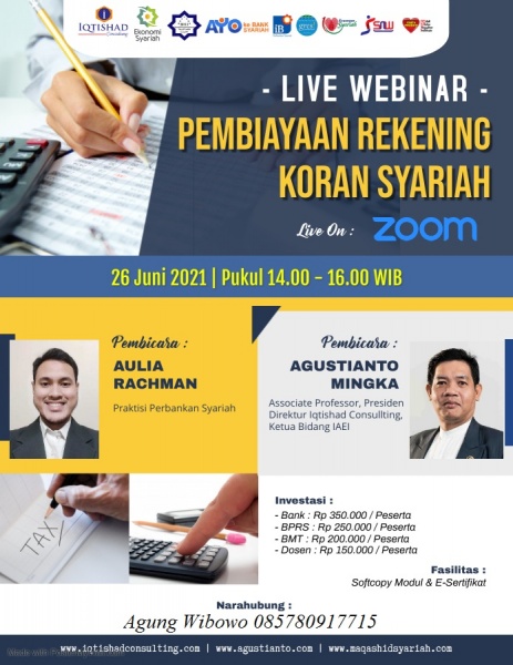 Webinar Pembiayaan Rekening Koran Syariah 