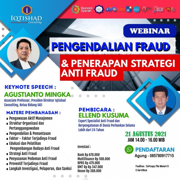 Webinar Pengendalian Fraud & Strategi Anti Fraud