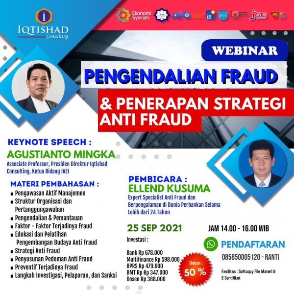 Webinar Pengendalian Fraud & Strategi Anti Fraud