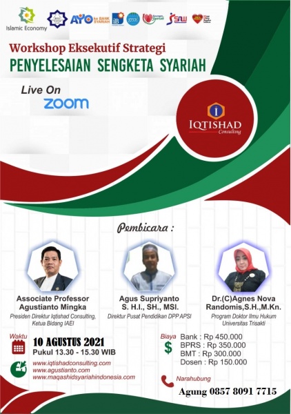 Webinar Penyelesaian Sengketa Syariah