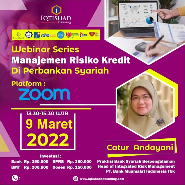 Webinar Series Management Risiko Kredit di Perbankan Syariah
