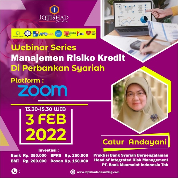 Webinar Series Management Risiko Kredit di Perbankan Syariah