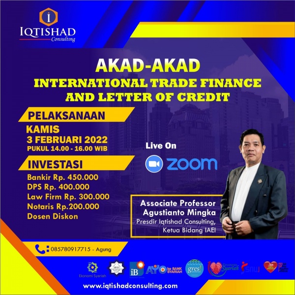 Webinar Sharia Trade Finance & Penerapan LC