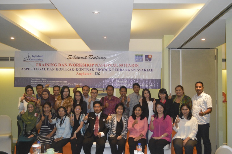 Workshop Eksekutif Ijarah Maushufah Fiz Zimmah (IMFZ), Musyarakah Mutanaqishah (MMq), dan Ijarah Muntaiyah bit Tamlik (IMBT) Angkatan 392 Tanggal 28 - 29 Januari 2020 di Hotel Sofyan Betawi Cut Mutia, Jakarta Pusat.