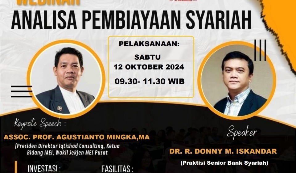 PELATIHAN DAN WORKSHOP: ANALISA PEMBIAYAAN SYARIAH  Angkatan Ke - 1256