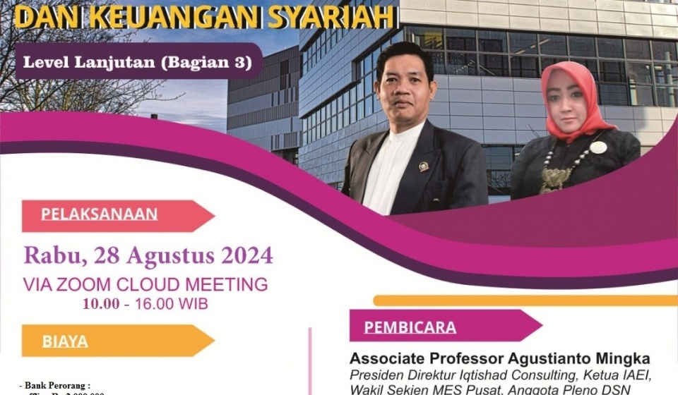 Pelatihan dan Workshop Hybrid Contracts pada Produk Perbankan dan Keuangan Syariah