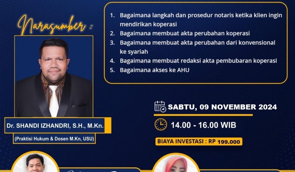 TEKNIK MEMBUAT AKTA KOPERASI, MULAI AKTA PENDIRIAN, AKTA PERUBAHAN, DAN PEMBUBARAN SERTA AKSES KE AHU