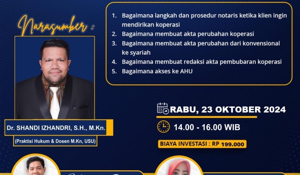 TEKNIK MEMBUAT AKTA KOPERASI, MULAI AKTA PENDIRIAN, AKTA PERUBAHAN, DAN PEMBUBARAN SERTA AKSES KE AHU