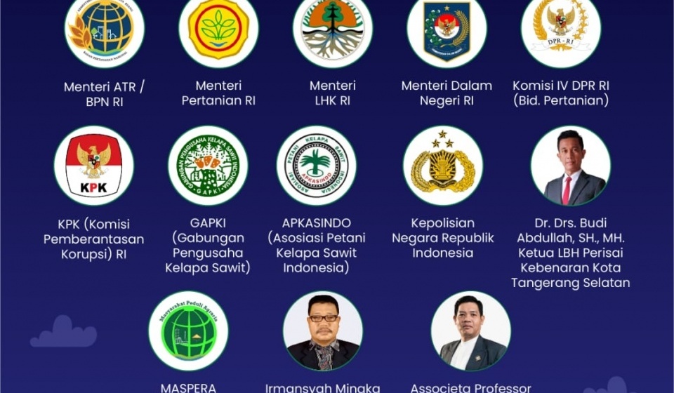Webinar Nasional Evaluasi Pelaksanaan Kewajiban Perusahaan dalam Fasilitasi Kebun Plasma Masyarakat  untuk Pemenuhan Persyaratan  Pengurusan HGU