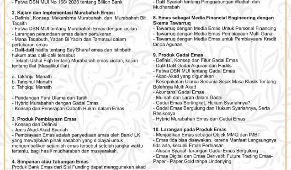 INOVASI PRODUK BANK EMAS DENGAN STRUKTUR AKAD HYBRID COTRACTS