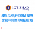 JADWAL TRAINING & WORKSHOP BULAN DESEMBER 2022