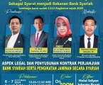 SYARAT REKANAN BANK SYARIAH, WAJIB IKUTI   PELATIHAN & WORKSHOP NASIONAL NOTARIS PERBANKAN SYARIAH: LEVEL 1 : Sebagai Syarat menjadi Rekanan Bank Syariah)