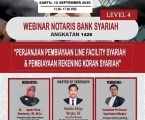PELATIHAN NOTARIS BANK SYARAH LEVEL 4