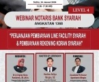 PELATIHAN NOTARIS BANK SYARIAH TINGKAT 4 