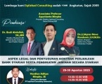 PELATIHAN & WORKSHOP NASIONAL NOTARIS PERBANKAN SYARIAH:   