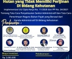 STRATEGI AKSELERASI PENYELESAIAN KEGIATAN USAHA YANG TERBANGUN DALAM  KAWASAN HUTAN YANG TIDAK MEMILIKI PERIZINAN DI BIDANG KEHUTANAN