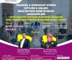 TRAINING & WORKSHOP CERTIFIED NOTARIS BANK SYARIAH HYBRID (Offline dan Online) LEVEL 1