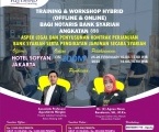 TRAINING & WORKSHOP CERTIFIED NOTARIS BANK SYARIAH HYBRID (Offline dan Online) LEVEL 1
