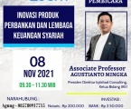 WEBINAR INOVASI PRODUK PERBANKAN DAN LEMBAGA KEUANGAN SYARIAH